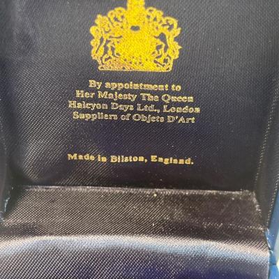 Halcyon Days Enamel Pill Box