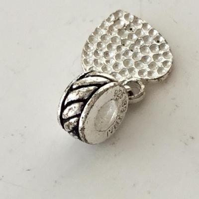 925 marked February charm