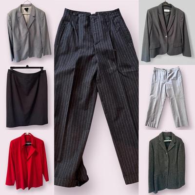 Burberry, Brooks Brothers, and More Women’s Pant Suite and Blazers - Size 12-16 (GB2-DZ)