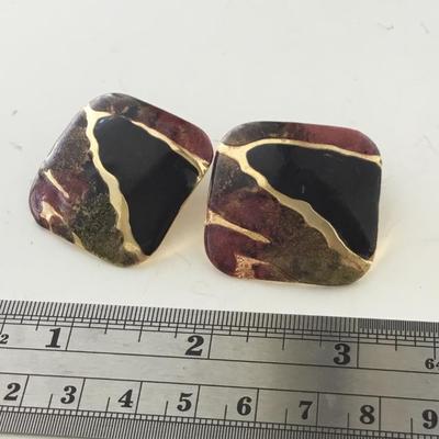 Vintage statement earrings