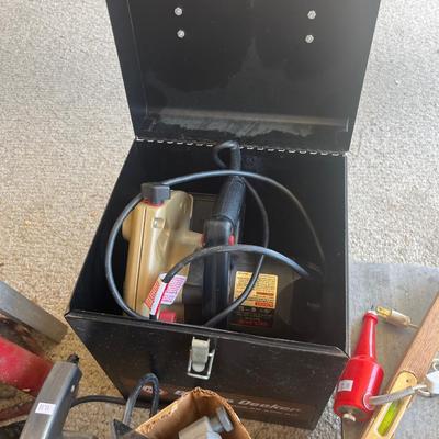 Woodworking tools, saws, levels and misc items