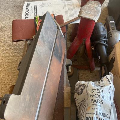 Woodworking tools, saws, levels and misc items
