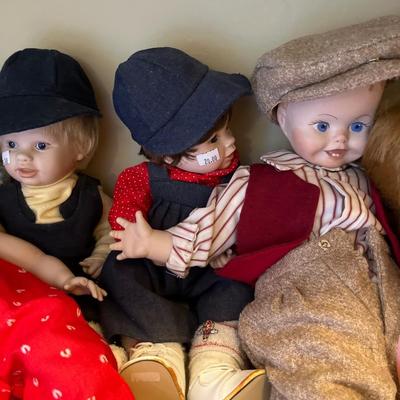 13 Porcelain Dolls sweet Faces