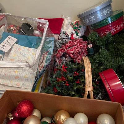 Christmas Ornaments Wrapping Paper Pillows and Flags
