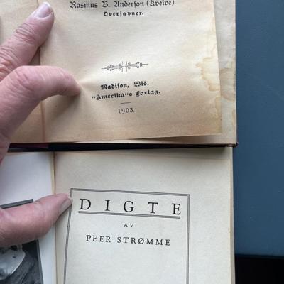 Antique Norwegian/Scandinavian books