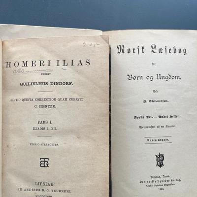Antique Norwegian/Scandinavian books