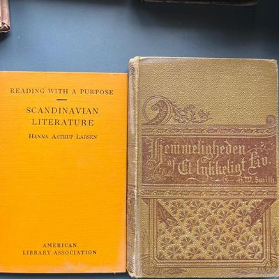 Antique Norwegian/Scandinavian books