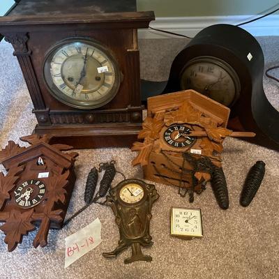Clocks Lot of 6