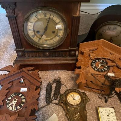 Clocks Lot of 6
