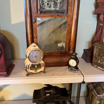 Cast Iron Clock, Cuckoo Clock Mantle