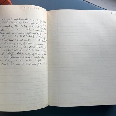 Vintage book container, ledgers