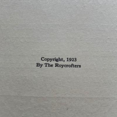 Albert Hubbard’s scrapbook 1923