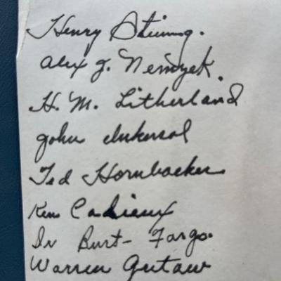 Alex Nemzek photos with other local community leaders community leaders