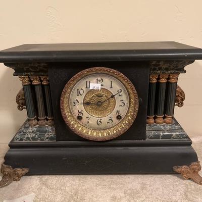 3 vintage clocks and 1 vintage cuckoo clock