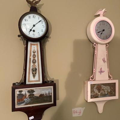 Three Banjo Clocks