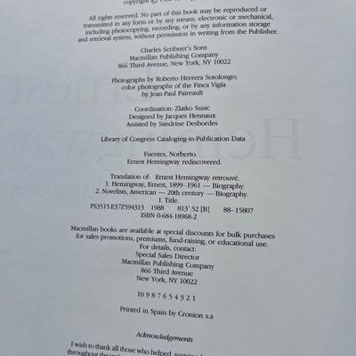 Ernest Hemingway book