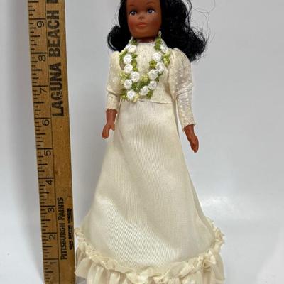 VINTAGE Lanakila Hawaiian Wedding Song Revolving Music Box Doll