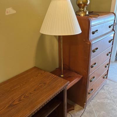 Chest of Drawers and Lamp table