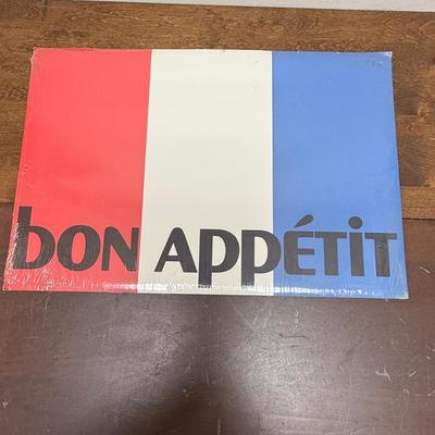 Set of 12 Bon Appetit Placemats - New in Package