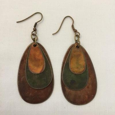 Cute boHo metal dangle earrings