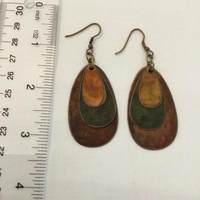 Cute boHo metal dangle earrings
