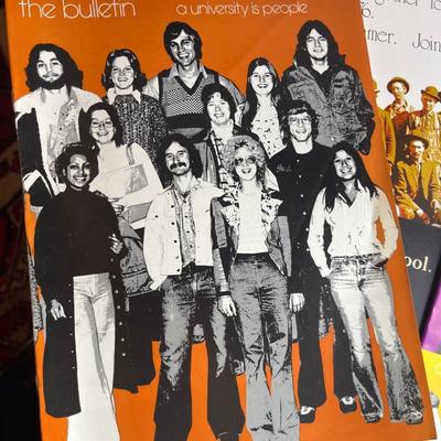 Vintage Moorhead State University magazines, and newspapers