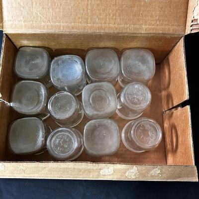 Assorted canning jars (12)