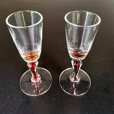 Cordial and Shot Glass Lot
