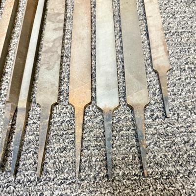 Wood and Metal File Lot