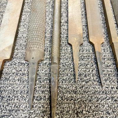Wood and Metal File Lot