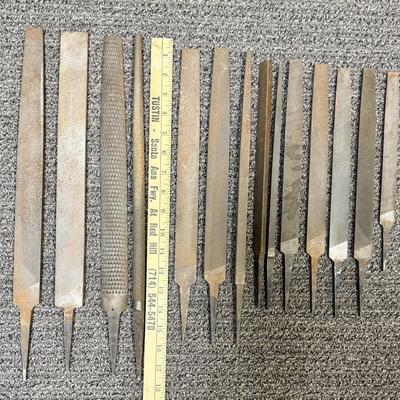 Wood and Metal File Lot