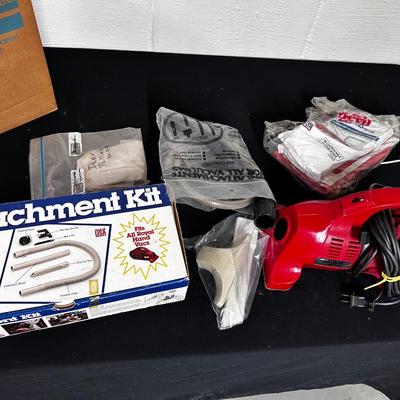 Vintage Dirt Devil & attachments