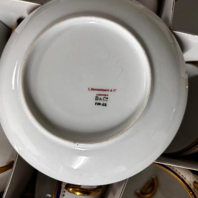 L. Bernardaud Teacups & Saucers (12)