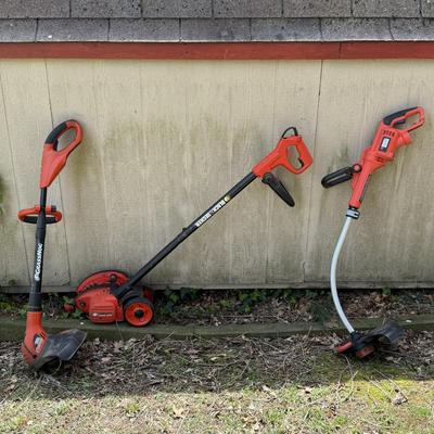 LOT 2S: Black & Decker Weed Wacker GH3000 Grass Hog NST2018 & Edge Hog