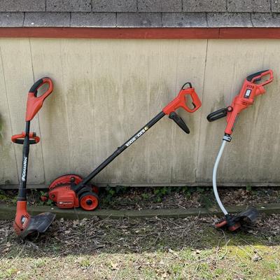LOT 2S: Black & Decker Weed Wacker GH3000 Grass Hog NST2018 & Edge Hog