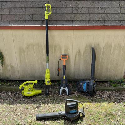 LOT 4S: Sun Joe Pole Chain Saw, Rotoshovel, Worx Jaw Saw, Craftsman Blower/Vac & More