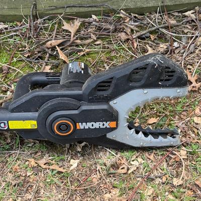 LOT 4S: Sun Joe Pole Chain Saw, Rotoshovel, Worx Jaw Saw, Craftsman Blower/Vac & More