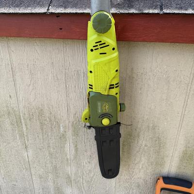 LOT 4S: Sun Joe Pole Chain Saw, Rotoshovel, Worx Jaw Saw, Craftsman Blower/Vac & More