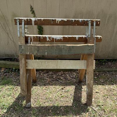 LOT 6S: Workmate 225 Portable Project Center & Vice, Sawhorses & 5 Step Ladder