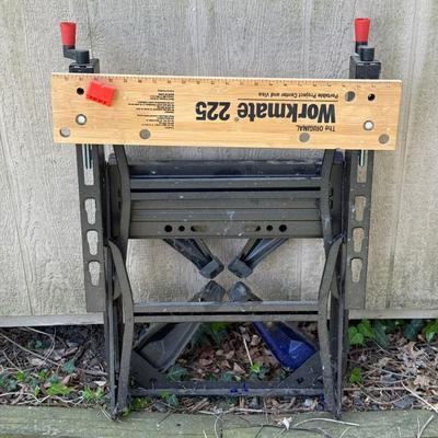 LOT 6S: Workmate 225 Portable Project Center & Vice, Sawhorses & 5 Step Ladder
