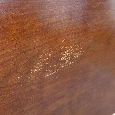 LOT 14X: Vintage Wooden Headboard, Footboard & Rails