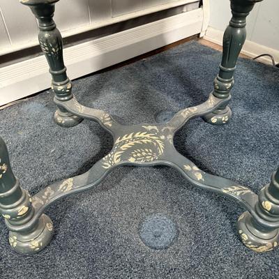 LOT 19Y: Vintage Painted Side Table