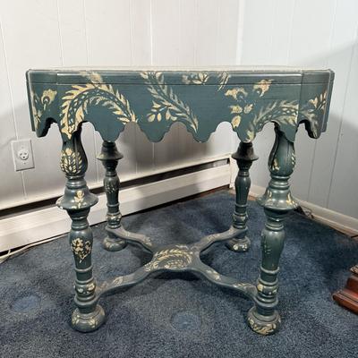 LOT 19Y: Vintage Painted Side Table