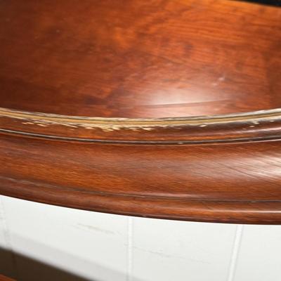 LOT 20Y: Wooden Framed Oval Wall Mirror