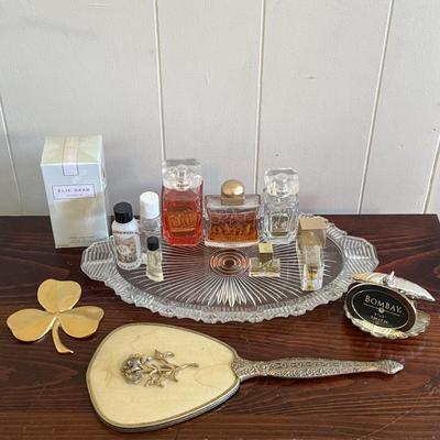 LOT 24X: Vanity Collection - Perfume, Bombay Picture Frame, Hand Mirror & More