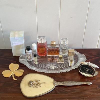 LOT 24X: Vanity Collection - Perfume, Bombay Picture Frame, Hand Mirror & More