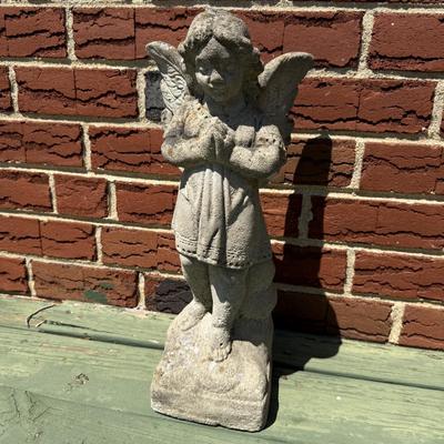 LOT 25P: Collection Of Concrete Yard Decor/Statues