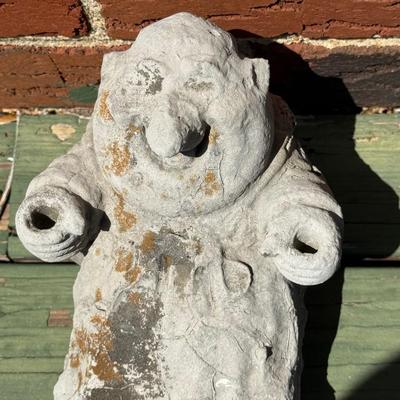 LOT 25P: Collection Of Concrete Yard Decor/Statues