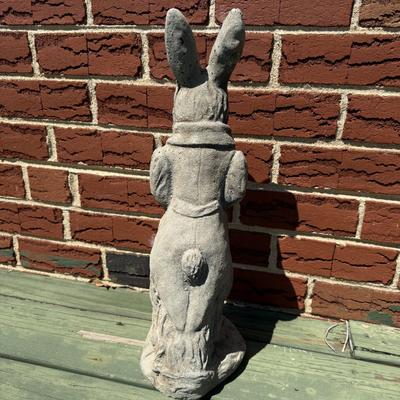 LOT 25P: Collection Of Concrete Yard Decor/Statues