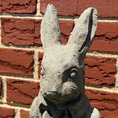 LOT 25P: Collection Of Concrete Yard Decor/Statues